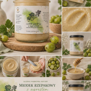Miód z agrestem 400g