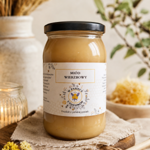 Miód wierzbowy 1000g