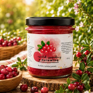 Miód z żurawiną 400g