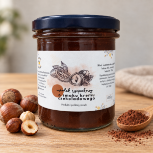 Miód o smaku kremu czekoladowego 400g